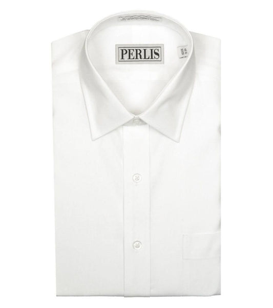 Perlis Non-Iron Pinpoint Spread Collar Dress Shirt