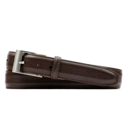 2 Buckle Scotch Grain Belt by Martin Dingham