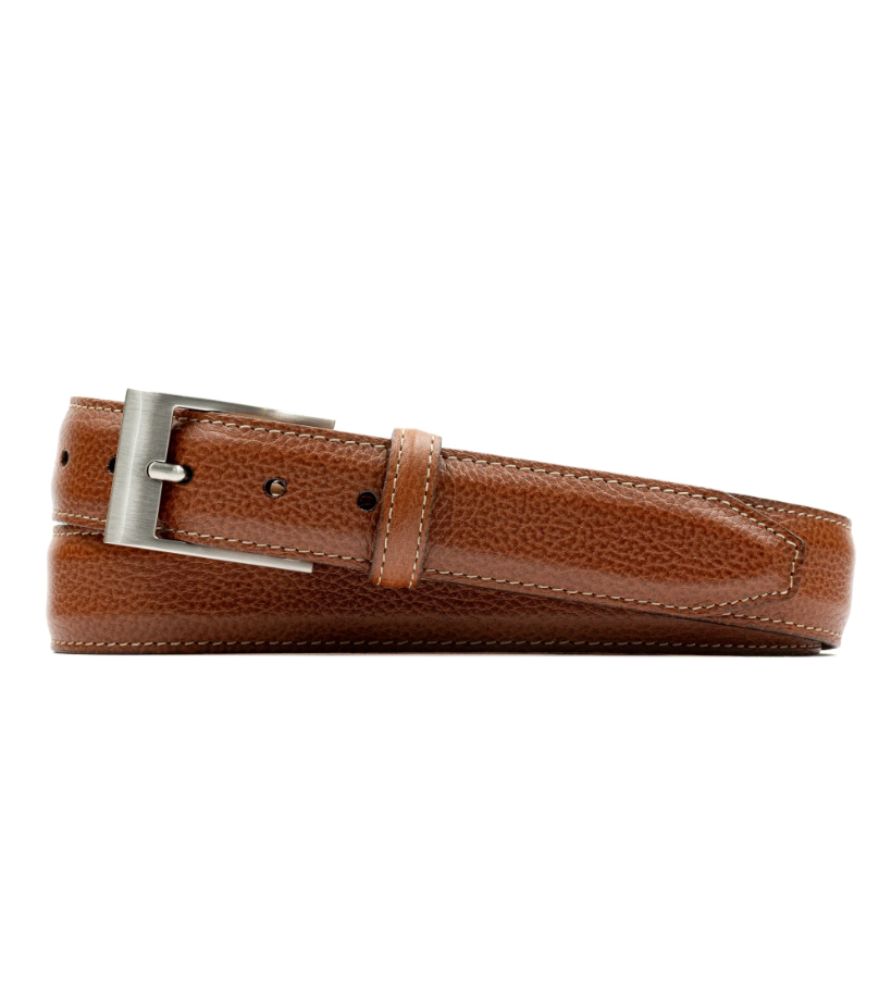 2 Buckle Scotch Grain Belt by Martin Dingham