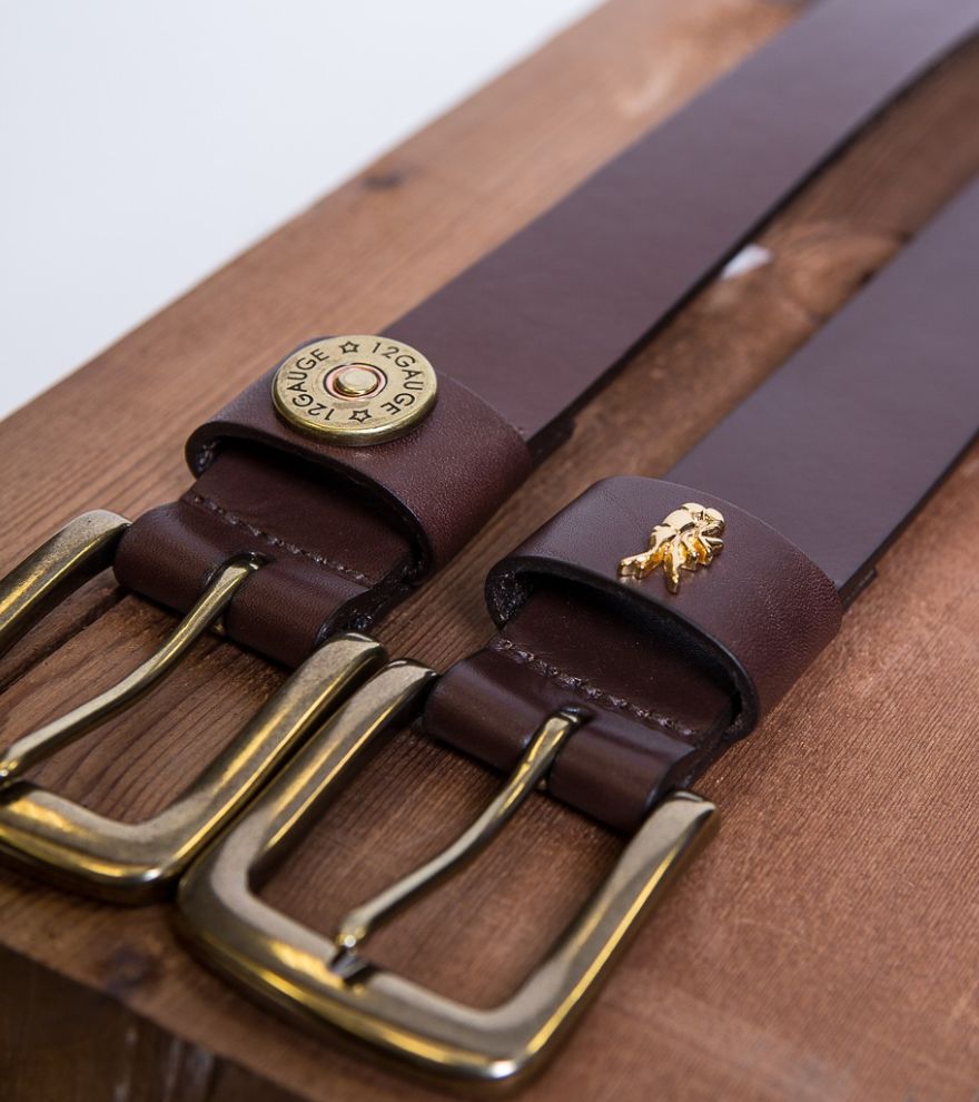 Boys Crawfish Leather Belt