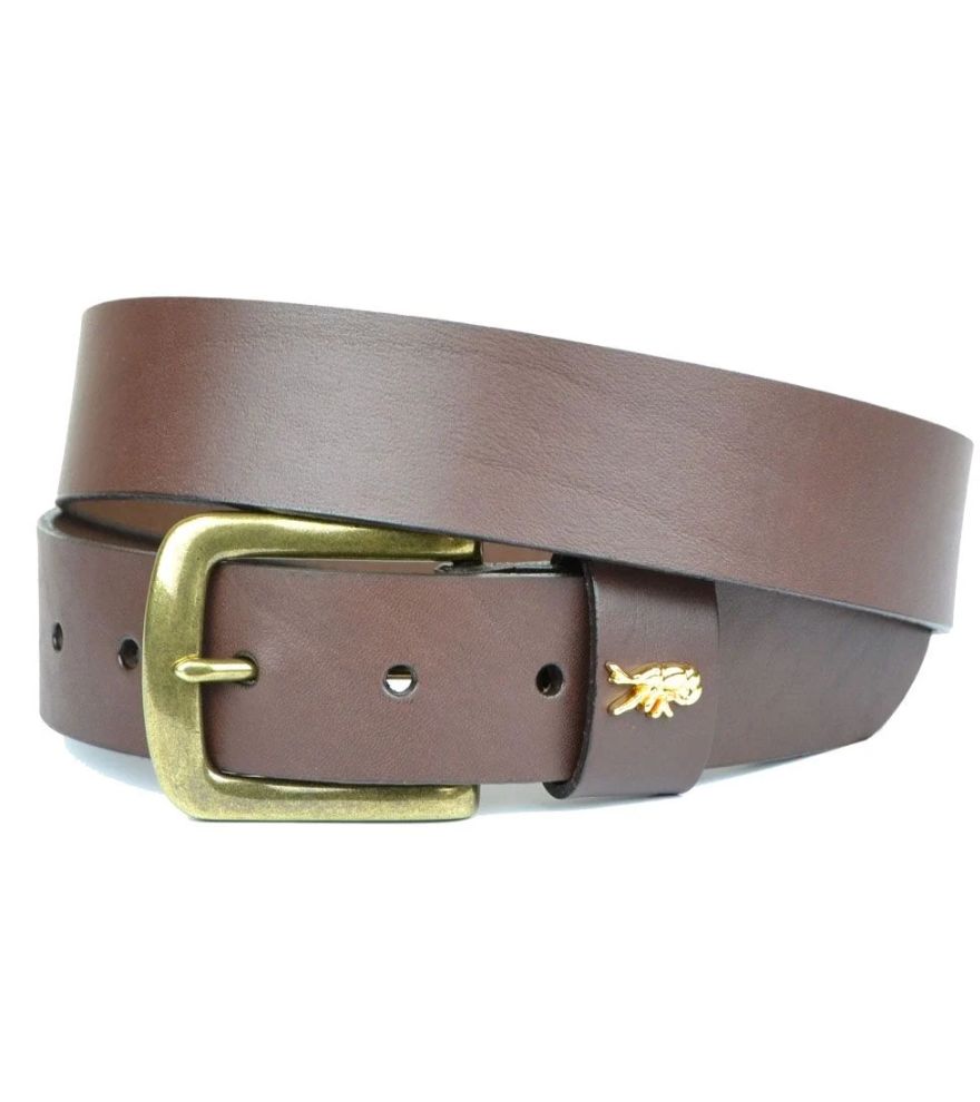 Boys Crawfish Leather Belt