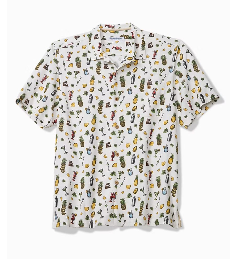 Coastal Ease Shake & Sip Camp Shirt by Tommy Bahama