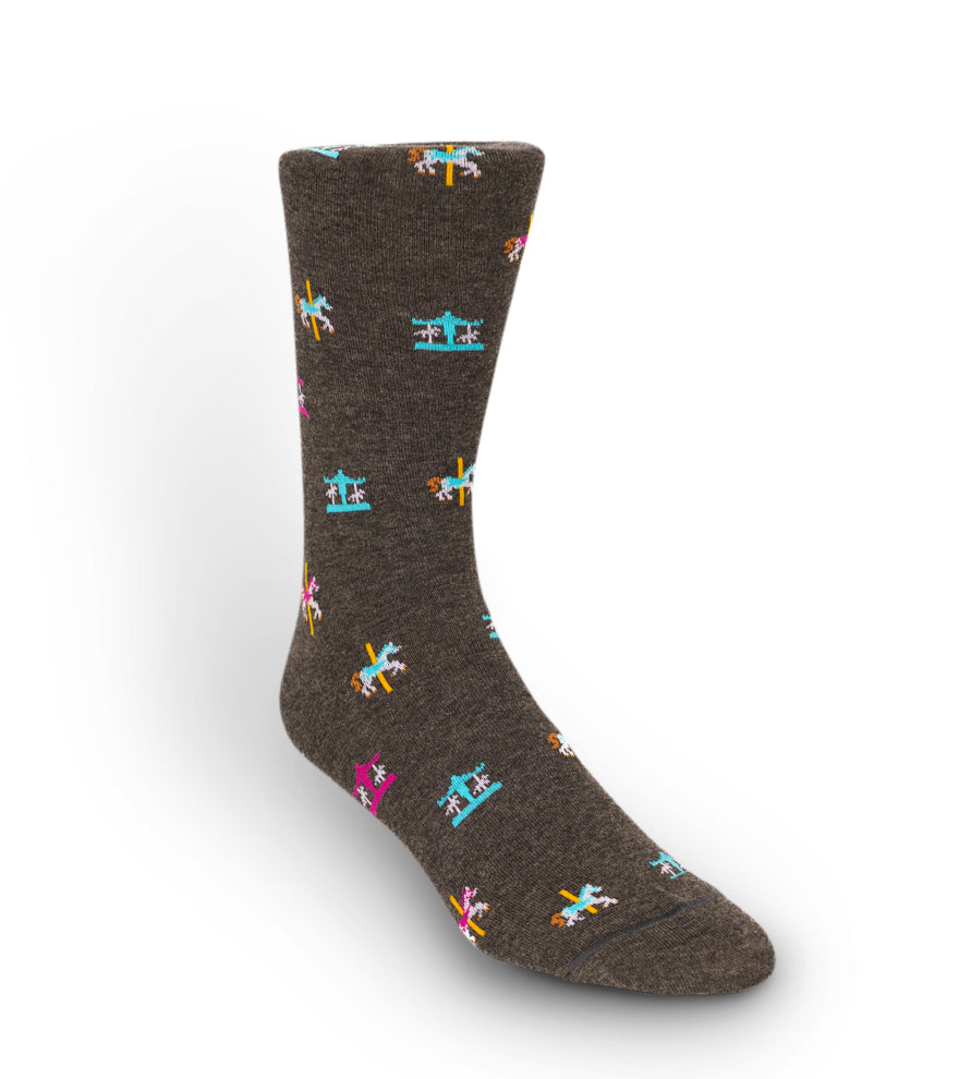 Crawfish Carousel Pima Cotton Socks