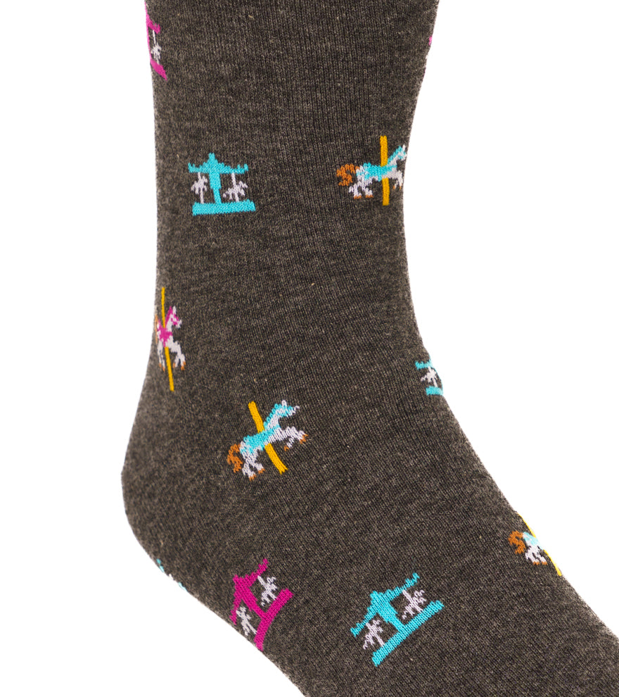 Crawfish Carousel Pima Cotton Socks