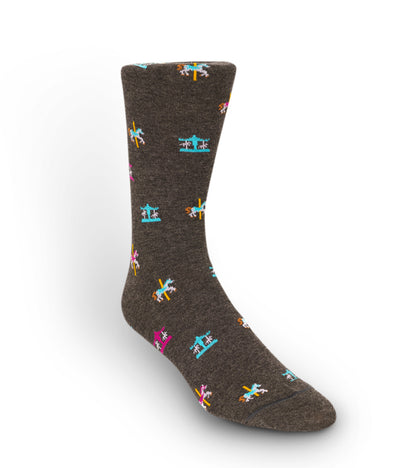 Crawfish Carousel Pima Cotton Socks