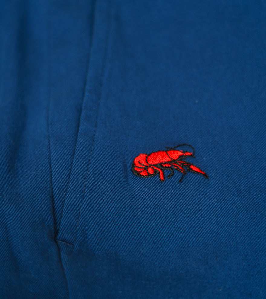 Crawfish Embroidered Seersucker Short for Louisiana Style