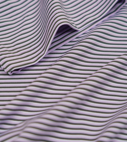 Crawfish Mini Multi Stripe Performance Polo
