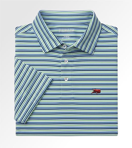 Crawfish Multi Stripe Performance Polo