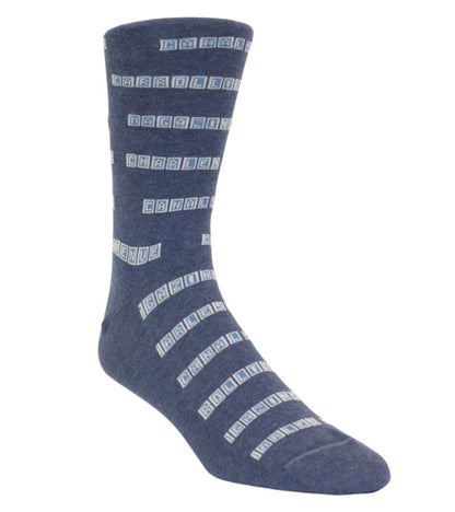 Crawfish NOLA Street Tiles Pima Cotton Sock