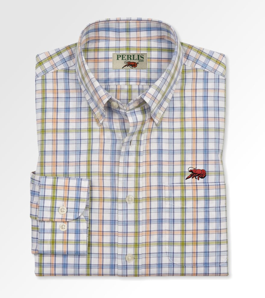 Crawfish Performance Check Wrinkle Free Classic Fit