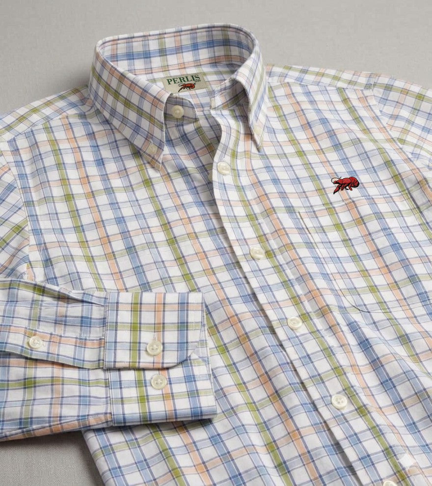 Crawfish Performance Check Wrinkle Free Classic Fit