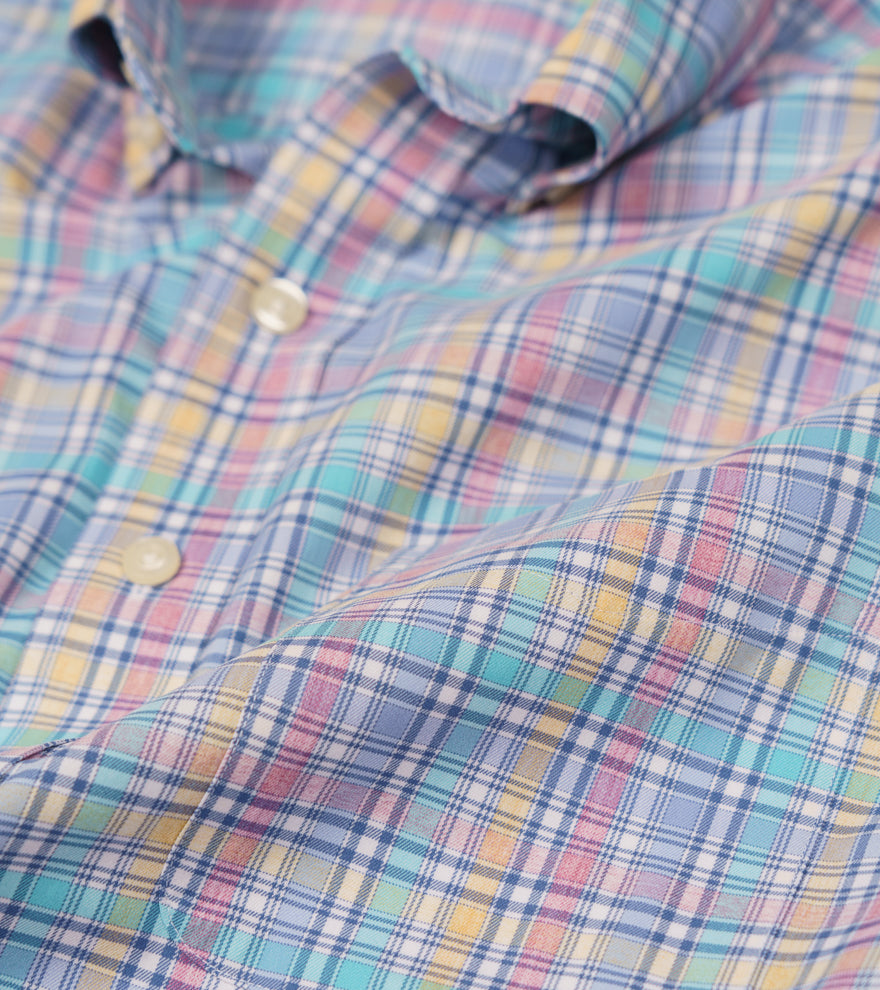 Crawfish Performance Plaid Wrinkle Free Classic Fit Sport