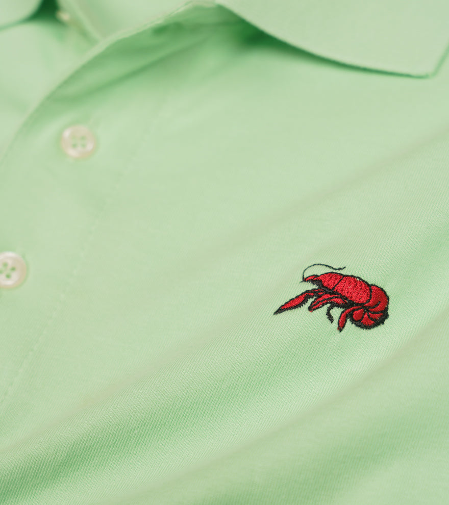 Crawfish Peruvian Pima Cotton Jersey Polo