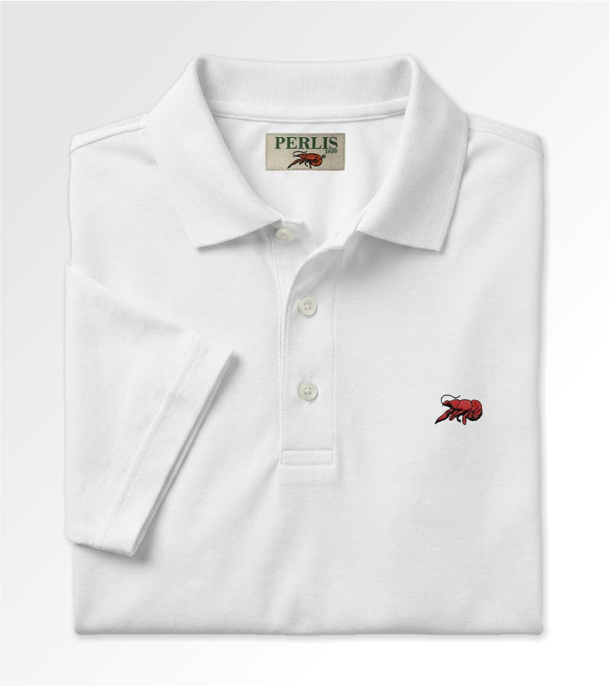 Crawfish Peruvian Pima Cotton Jersey Polo