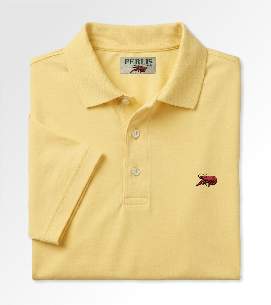 Crawfish Peruvian Pima Cotton Jersey Polo