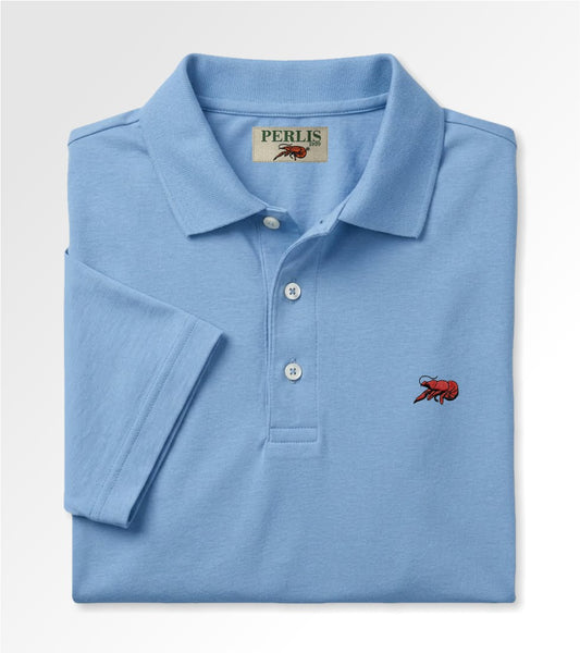 Crawfish Peruvian Pima Cotton Jersey Polo