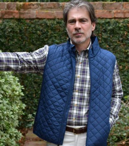 Crawfish Quilted Vest with Performance Back