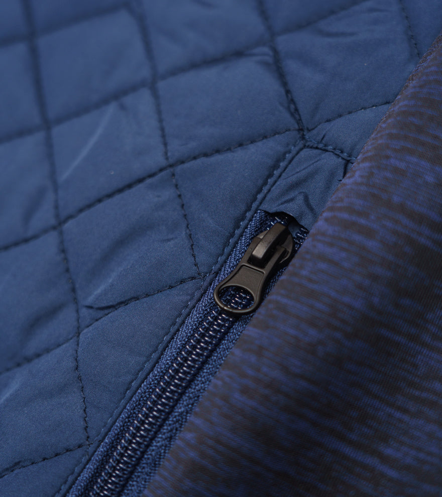 Crawfish Quilted Vest with Performance Back
