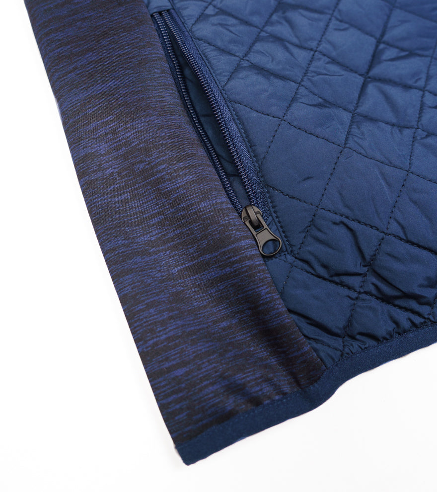 Crawfish Quilted Vest with Performance Back