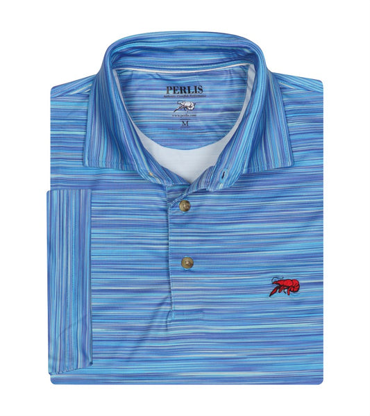 Crawfish Space Dye Performance Polo