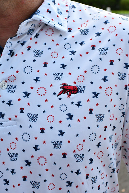 Crawfish USA 250th Birthday Performance Polo