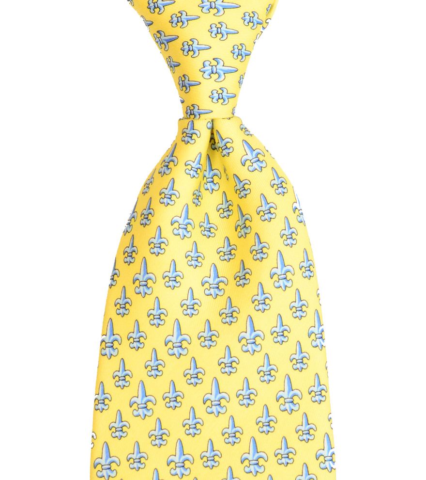 Fleur De Lis Boys Tie by Vineyard Vines