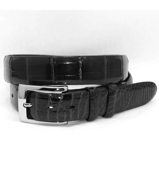 Genuine American Alligator Skin Belt by Torino
