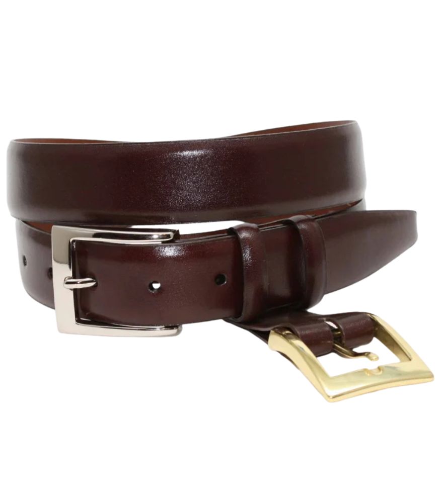 Italian Calfskin Dress Belt by Torino