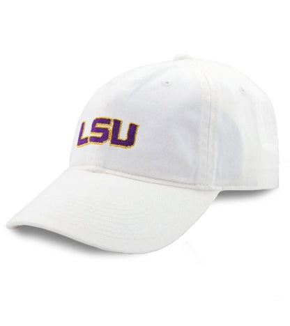 LSU Needlepoint Hat by Smathers & Branson