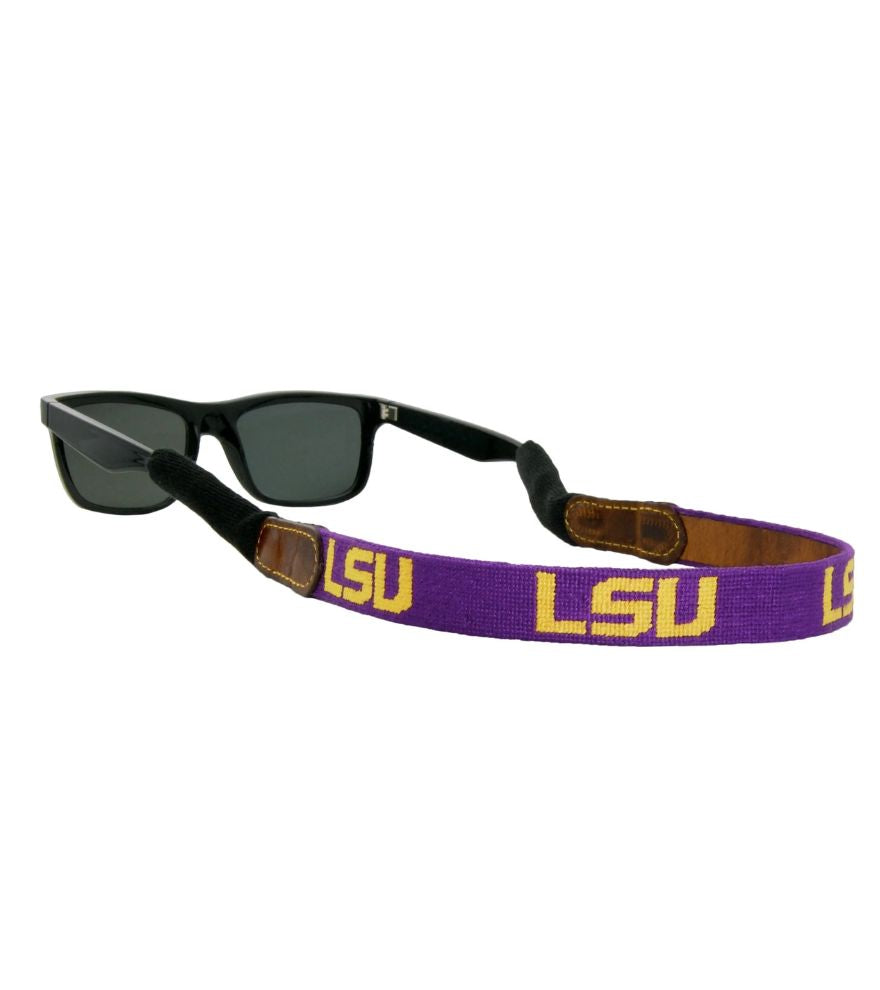 LSU Needlepoint Sunglass Strap by Smathers & Branson