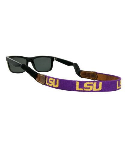 LSU Needlepoint Sunglass Strap by Smathers & Branson