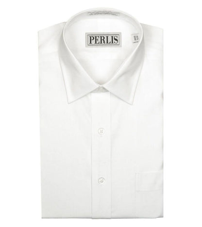 Perlis Non-Iron Pinpoint Spread Collar Dress Shirt