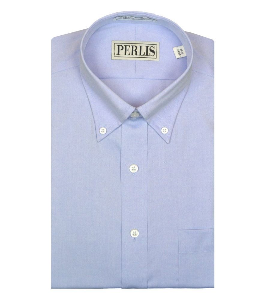 Perlis Non-Iron Pinpoint Spread Collar Dress Shirt