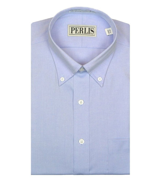 Perlis Non-Iron Pinpoint Spread Collar Dress Shirt