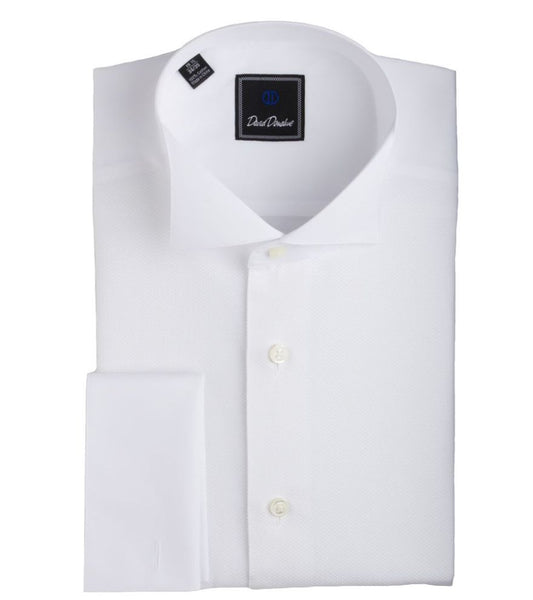 Pique Bib Formal Shirt by David Donahue
