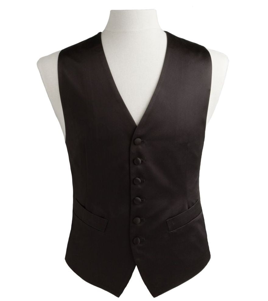 Solid Formal Vest by David Donahue